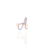 Load image into Gallery viewer, Sentiments Jumbo Alphabet Ring
