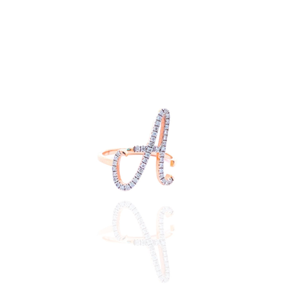 Sentiments Jumbo Alphabet Ring