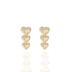 Load image into Gallery viewer, Luxury Dazzle Detachable Heart Earrings