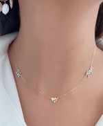 Load image into Gallery viewer, Sentiments Dual Name Necklace