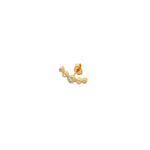 Load image into Gallery viewer, Drops of Radiance 5 Diamonds Bezel Helix Piercing