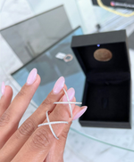 Load image into Gallery viewer, Crossover Diamond Ring