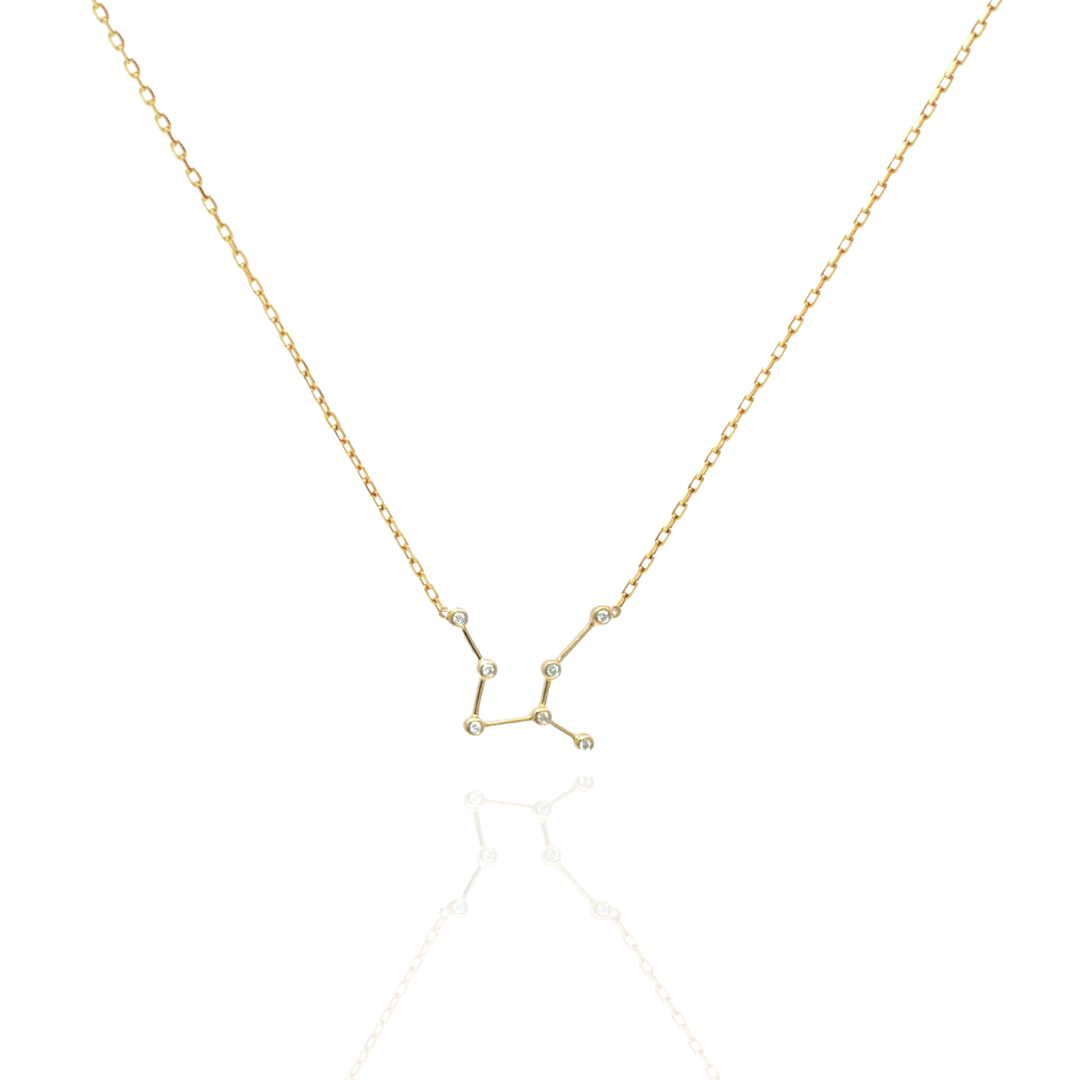 Zodiac Constellation Diamond Necklace