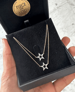 Load image into Gallery viewer, Wilderness Diamond Star or Heart Necklace
