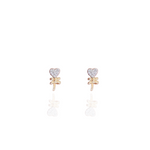 Load image into Gallery viewer, Amira Lollipop Diamond Earrings