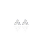 Load image into Gallery viewer, Drops of Radiance 3 Diamonds Ear Studs