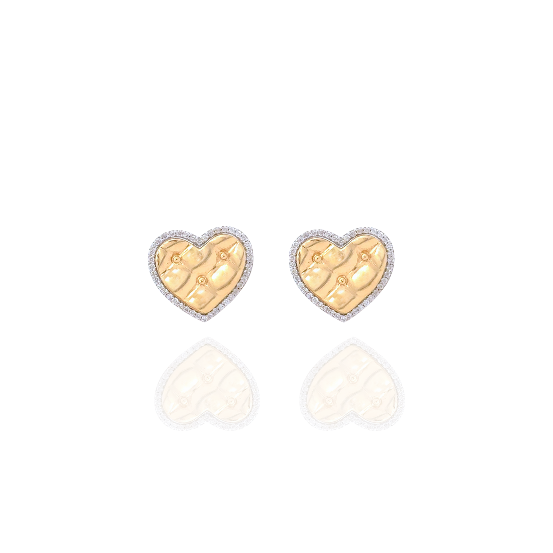 Amour Quilted Earrings