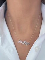 Load image into Gallery viewer, Rainbow Diamond and Birthstone Necklace