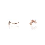 Load image into Gallery viewer, Drops of Radiance Multi Diamond Curve Piercing