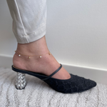 Load image into Gallery viewer, Pearl Drops & Gold Chain Anklet