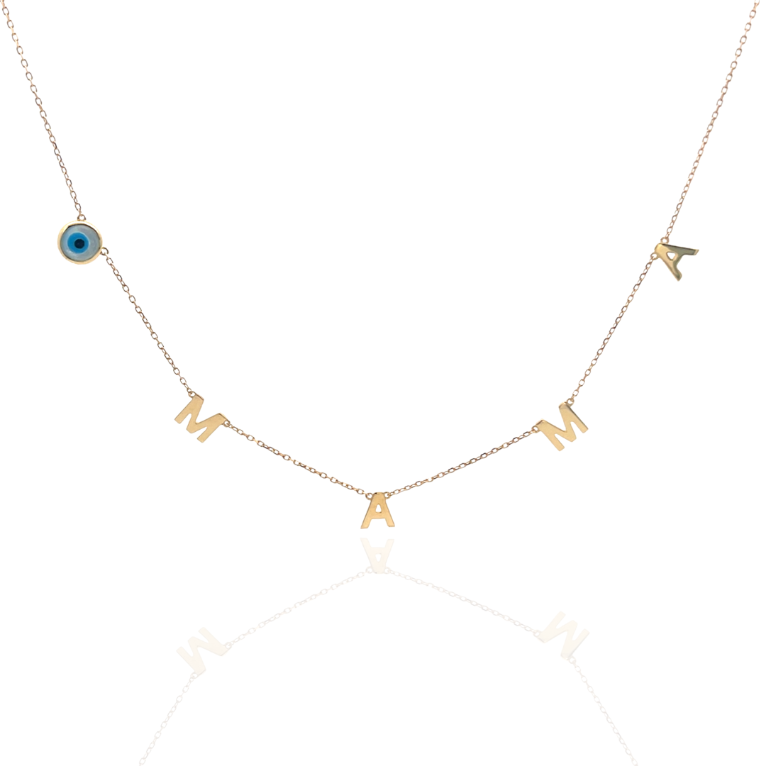 Sentiments Spaced Out Initial Necklace