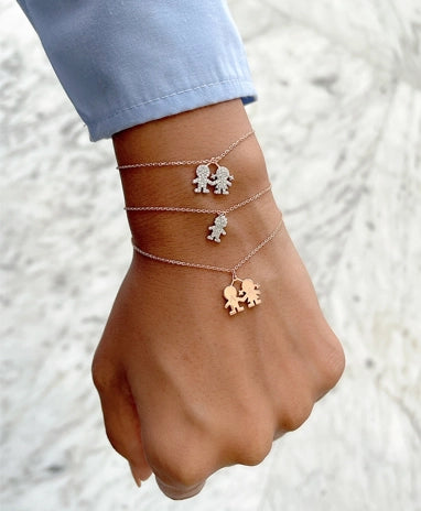 Sentiments Children's Charm Bracelet