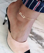 Load image into Gallery viewer, Memorabilia Date Anklet