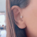Load image into Gallery viewer, Wilderness Diamond Sun Single Piercing
