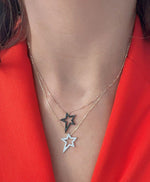 Load image into Gallery viewer, Wilderness Shooting Star Diamond Necklace