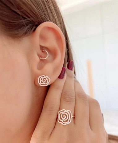 Wilderness Rose Diamond Set