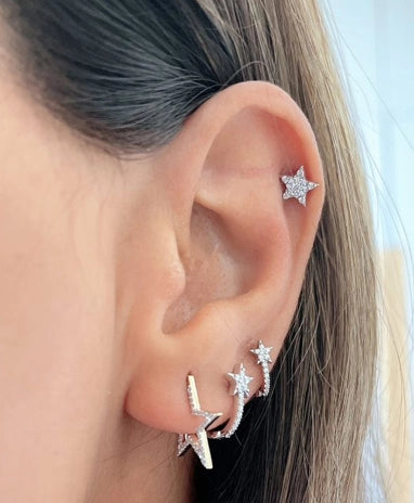 Wilderness Large Star Outline Earrings