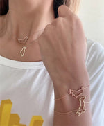 Load image into Gallery viewer, World Maps Bracelet