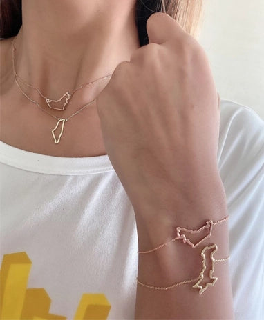 World Maps Bracelet