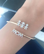 Load image into Gallery viewer, Sentiments Mom and Kids Bangle