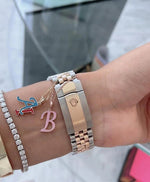 Load image into Gallery viewer, Sentiments Large Alphabet Enamel Watch Charm