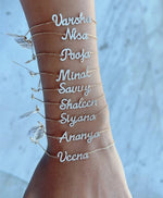 Load image into Gallery viewer, Sentiments Name Bracelet