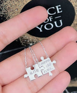 Load image into Gallery viewer, Etched Puzzle Gold Necklace