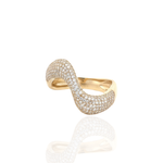 Load image into Gallery viewer, Sinuous Gold Statement Ring