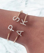 Load image into Gallery viewer, Sentiments Dual Alphabets Bangle