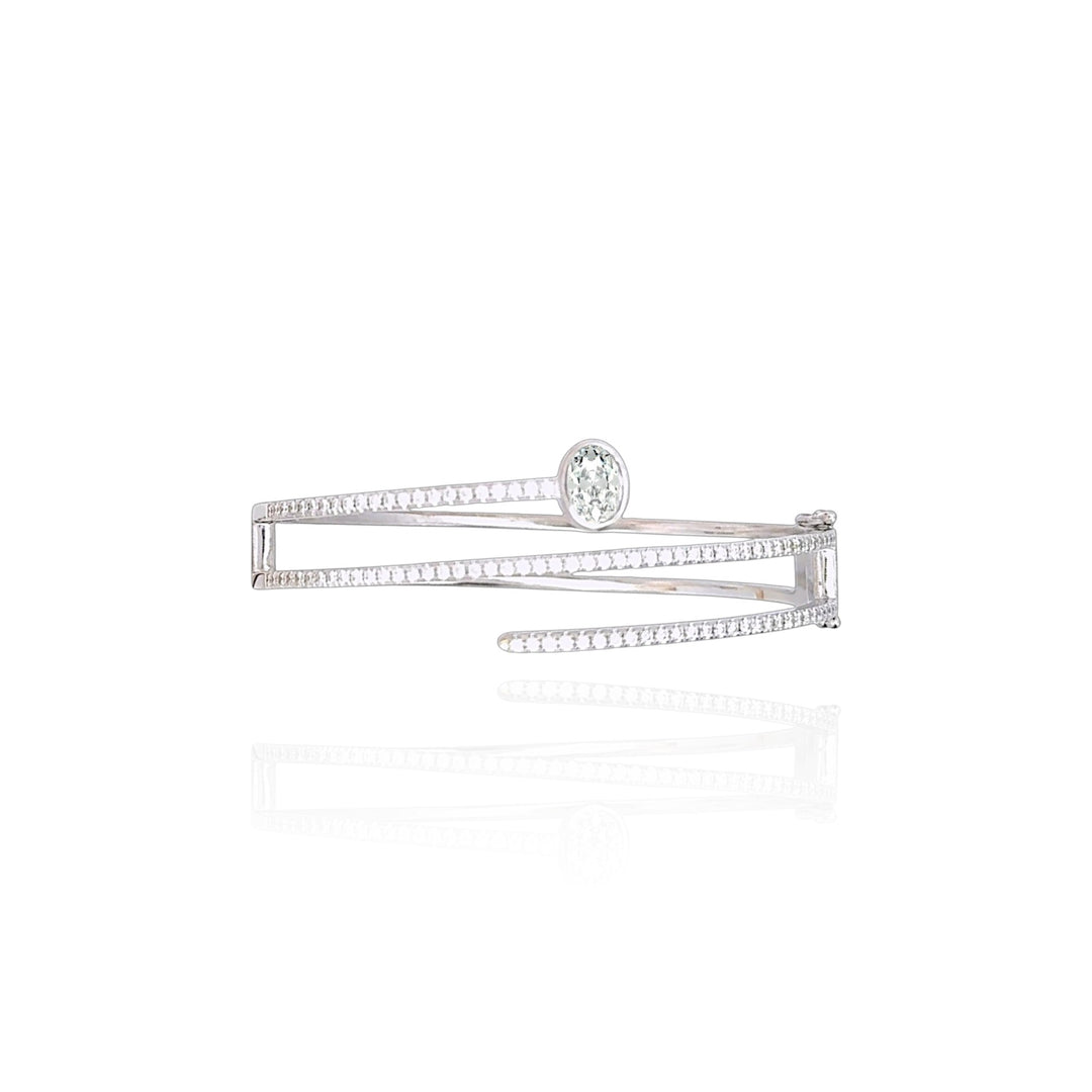 Luxury Fancy Shape Diamond Bangles