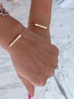 Load image into Gallery viewer, Etched Bar Bracelet