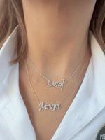 Load image into Gallery viewer, Sentiments Diamond Name Necklace