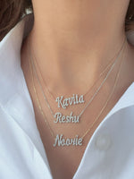 Load image into Gallery viewer, Sentiments Diamond Name Necklace