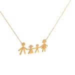 Load image into Gallery viewer, Sentiments Family Gold Necklace