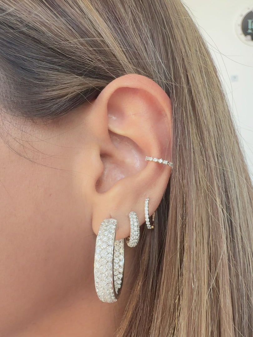 Pave Multi - Diamond Ear Cuff