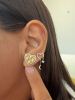 Load image into Gallery viewer, Amour Quilted Earrings