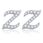 Load image into Gallery viewer, Sentiments Diamond Alphabet Ear Studs