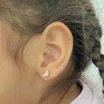 Load image into Gallery viewer, Amira Croissant Diamond Earrings