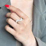 Load image into Gallery viewer, Sinuous Gold Statement Ring