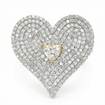 Load image into Gallery viewer, Amara Bedazzled Heart Ring