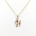 Load image into Gallery viewer, Zeeana Two Alphabet Combo Necklace