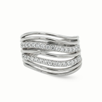 Load image into Gallery viewer, Interwoven Diamond Ring