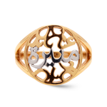 Load image into Gallery viewer, Amara Calligraphy Gold Pinky Ring