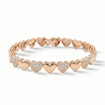 Load image into Gallery viewer, Luxury edit Hearts Bracelet