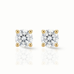 Load image into Gallery viewer, Drops of Radiance Solitaire Earrings