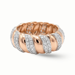 Load image into Gallery viewer, Luxury Edit Spiral Diamond Ring
