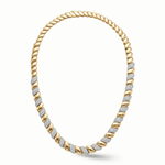 Load image into Gallery viewer, Luxury edit Spiral Diamond Necklace