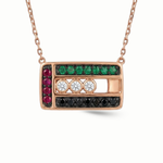 Load image into Gallery viewer, Pride in Motion Diamond Necklace