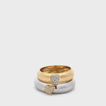 Load and play video in Gallery viewer, Diamond Petite Heart Pinky Band