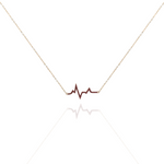 Load image into Gallery viewer, Amour Heart beat Diamond Necklace